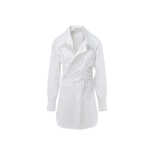 Cross Front Shirt Dress