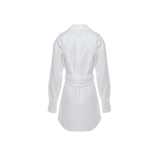Cross Front Shirt Dress