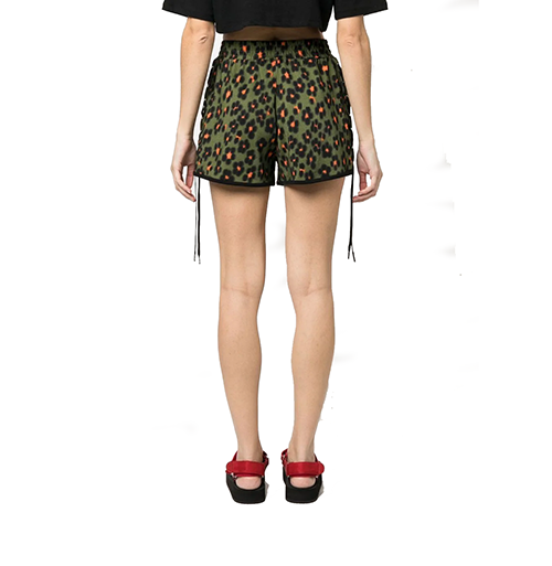 Hana Leopard Shorts Lace