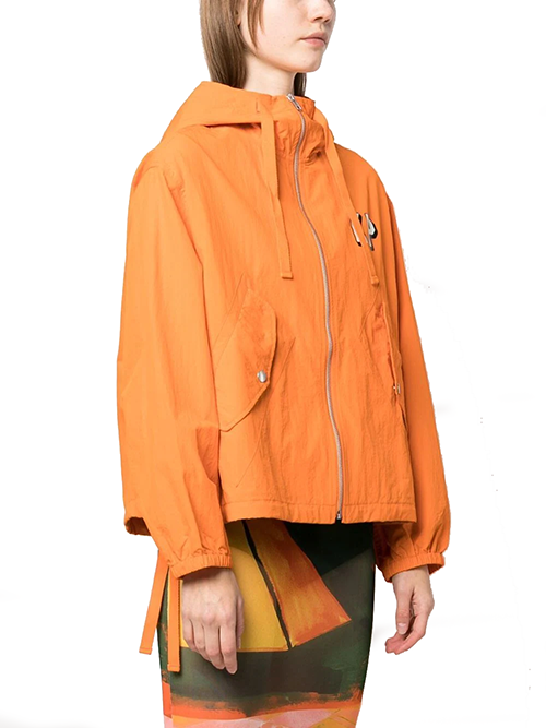 Orange Windbreaker