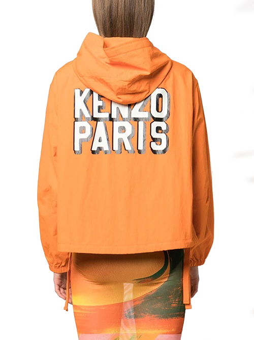 Orange Windbreaker