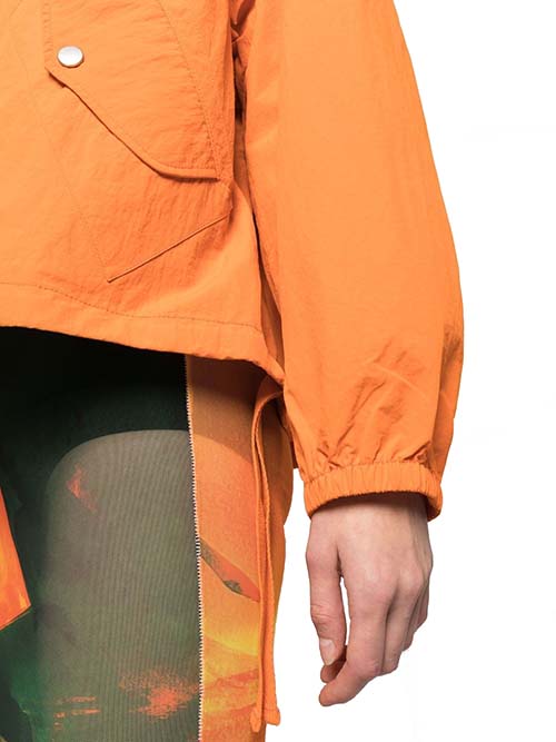 Orange Windbreaker