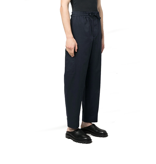 Dark Blue Cargo Jogger Pants