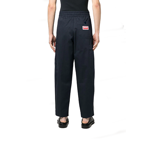 Dark Blue Cargo Jogger Pants