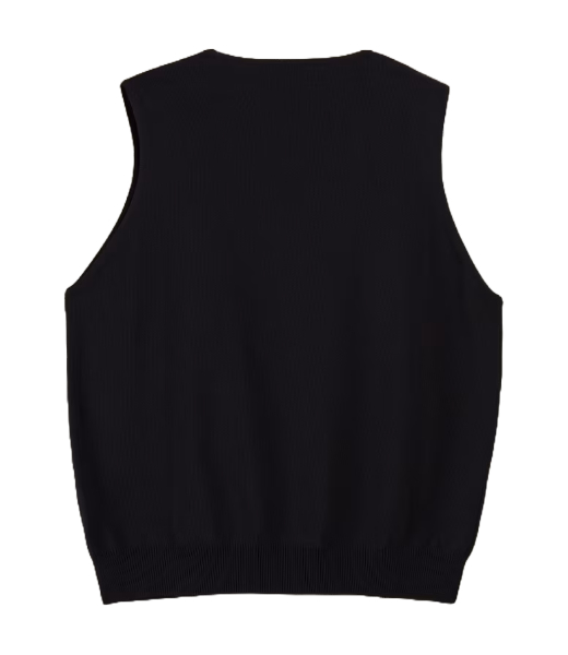 Knit Black Vest