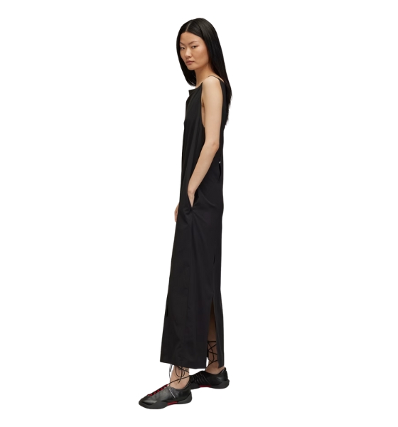 Black Y-3 Slit Dress