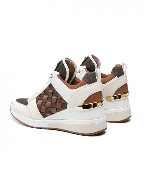 Georgie Trainer Brown Mini Logo Sneaker