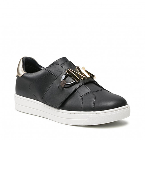 Kanne Black Leather Sneaker