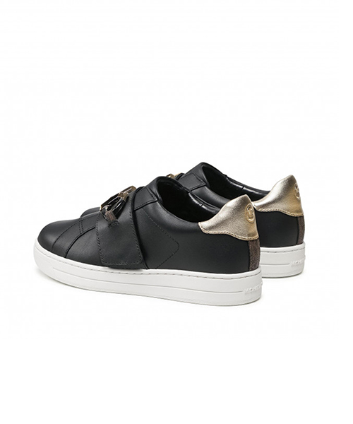 Kanne Black Leather Sneaker