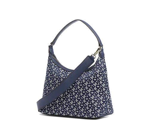 Carol Medium Navy Logo Pouchette