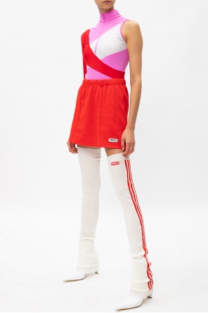 ADIDAS X LOTTA VOLKOVA RED TENNIS SKIRT
