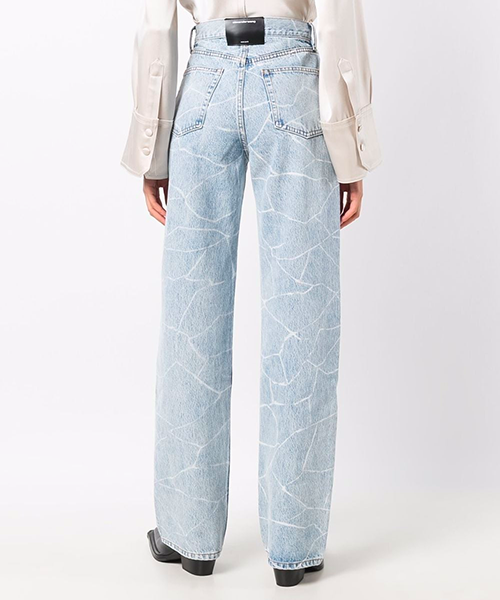 Pebble Bleach Straight-leg Jeans