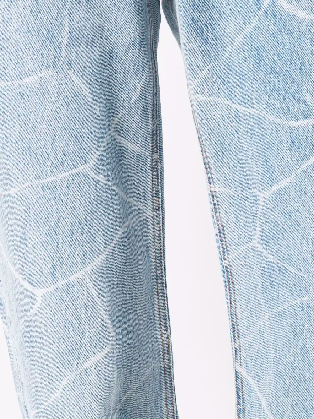 Pebble Bleach Straight-leg Jeans