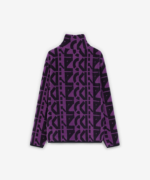 Sport Monogram Fleece Sweatshirt Purple