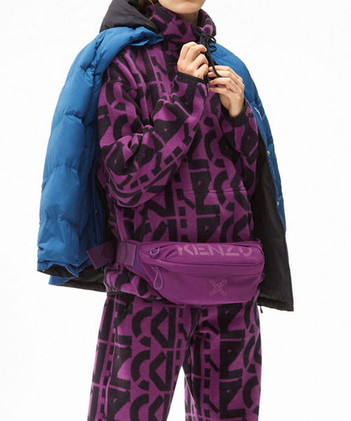 Sport Monogram Fleece Sweatshirt Purple