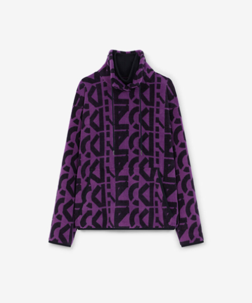 Sport Monogram Fleece Sweatshirt Purple