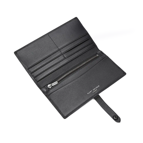 Black Leather Soft Wallet