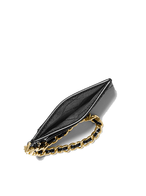 Black Gold Logo Card Holder