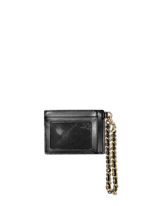 Black Gold Logo Card Holder