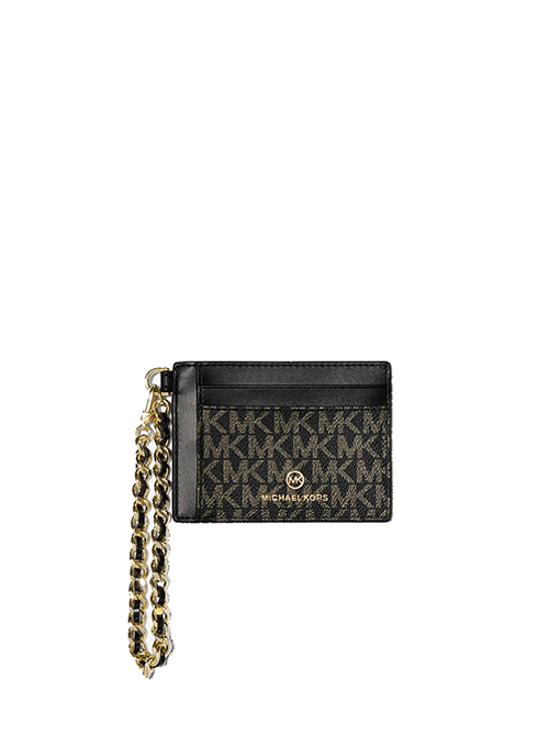 Black Gold Logo Card Holder