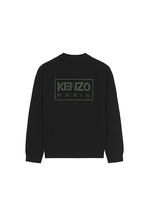 Kenzo Paris Merino Wool Cardigan
