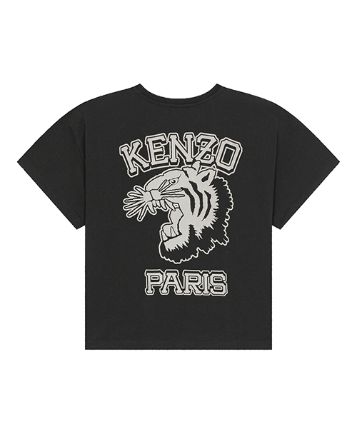 Varsity Boxy 1970 Logo Black T-Shirt