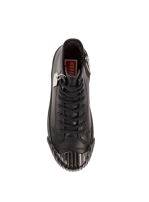 Kenzo School High Top Black Sneaker