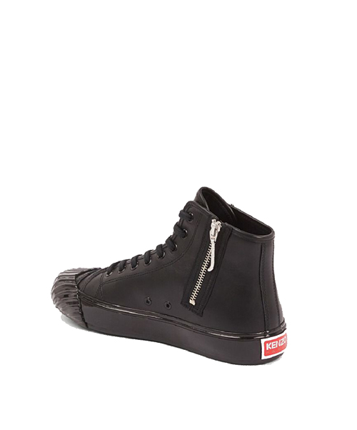 Kenzo School High Top Black Sneaker