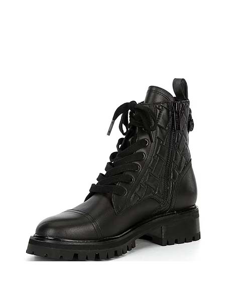 Black Kensington Combat Boot
