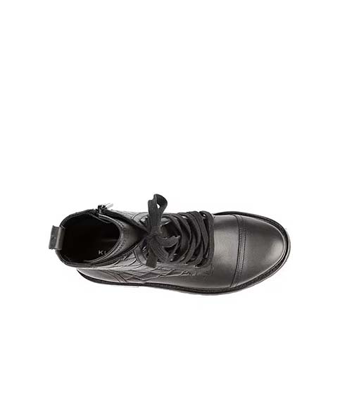 Black Kensington Combat Boot