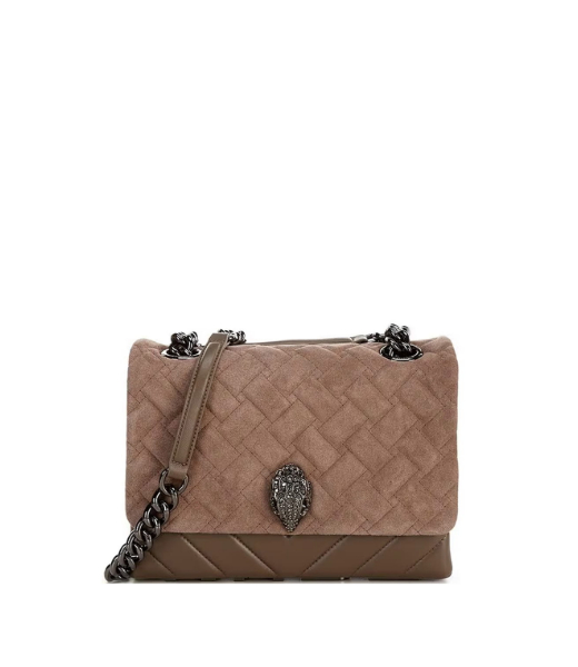 Large Kensington Kurt  Suede Grey Bag