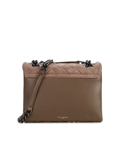 Large Kensington Kurt  Suede Grey Bag