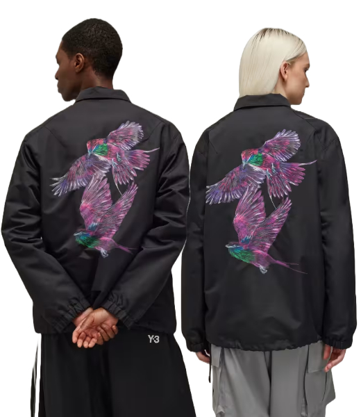 U Nylon Coach Black Jacket