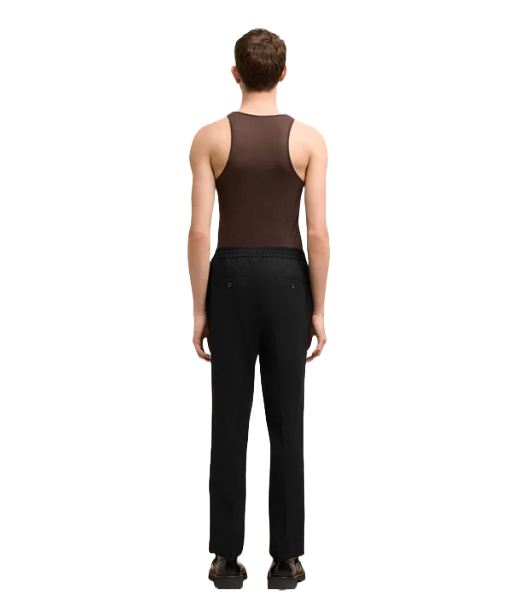 Black Elasticated Waist Pants