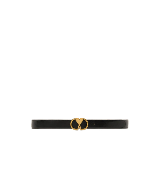 Black/Vibrated Brass Ami De Coeur Belt