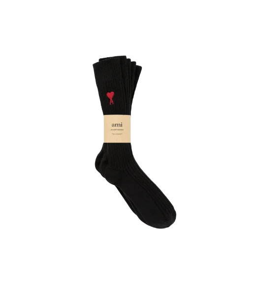 Black Three Pack Ami De Coeur Socks