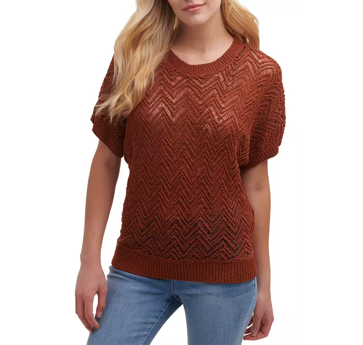 Arizona Cotton Knit Oak Wood Top
