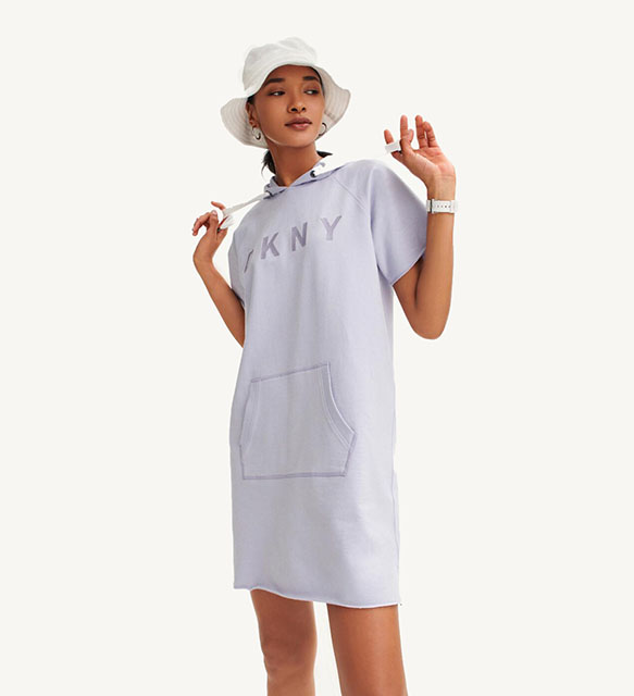 Purple Logo Dress