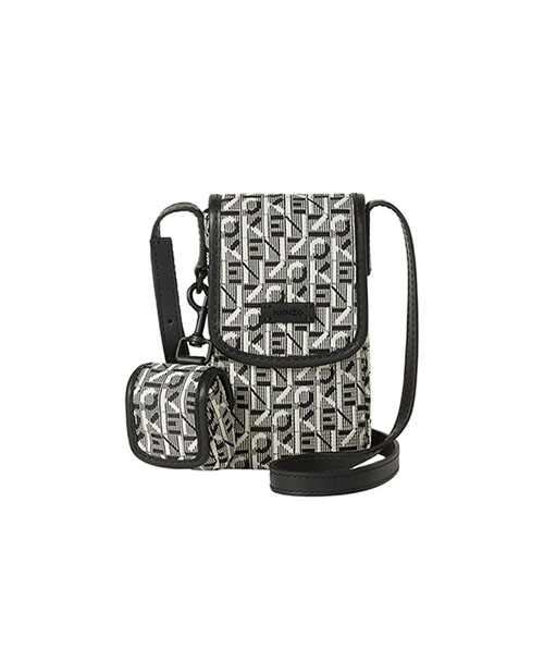 Courier Jacquard Phone Pouch With Strap