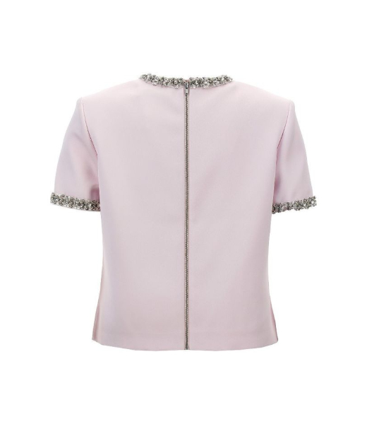 Pink Satin Empellished Top