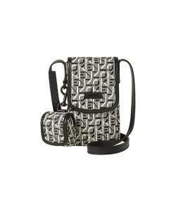 Courier Jacquard Phone Pouch With Strap