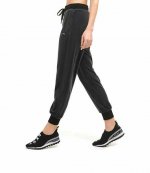 Black Velvet Track Pants
