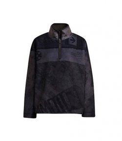 Black Velvet Space Zine Allover Sweatshirt