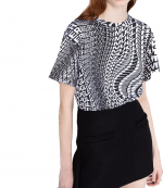 Black Offwhite Logo T - Shirt