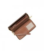 Brown Logo NS Travel Continental Wallet