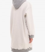 Oversized White Hoodie