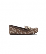 Logo Print Crystal Loafer