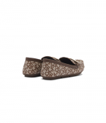 Logo Print Crystal Loafer