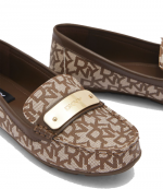 Logo Print Crystal Loafer