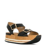 HOGAN H354 SUGHERO+PROFILI+MIC MOD.FIBBIA BLACK PLATFORM